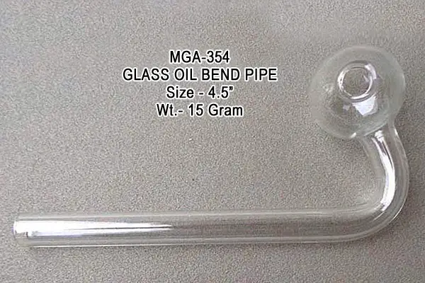 GLASS OIL BEND PIPE
